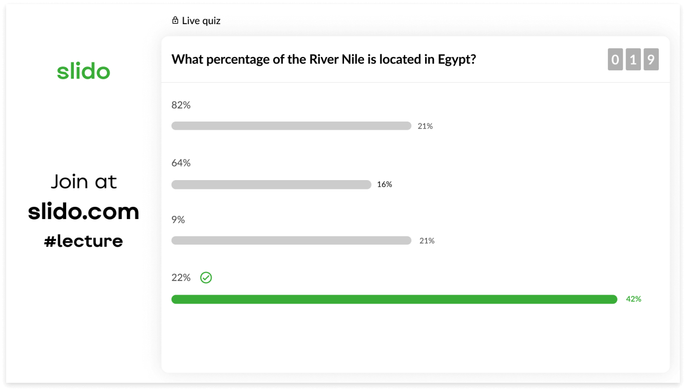 Recap your lecture with a quiz